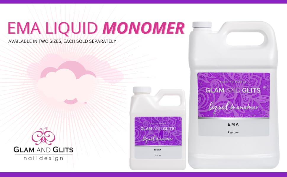 Glam and Glits EMA Liquid Monomer 16 oz - Image 3