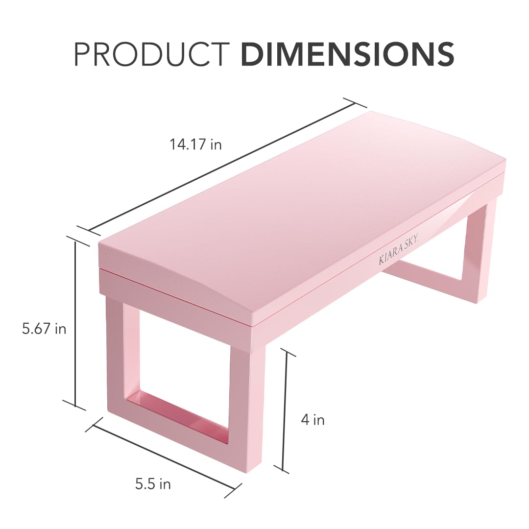 Kiara Sky Arm Rest - Acetone Resistant & Waterproof for Manicure & Pedicure Technician Stations - Purple - Image 8