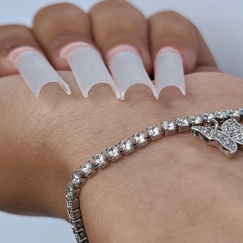 Kiara Sky C Curve XXL Nail Tip Case (500 Tips in 10 Sizes) (Square Clear) - Image 3