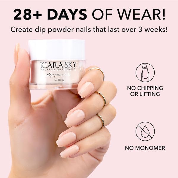 Kiara Sky Professional Nails Dip Liquid Essentials Step 2 Base for Dip Powder Manicure - Image 7