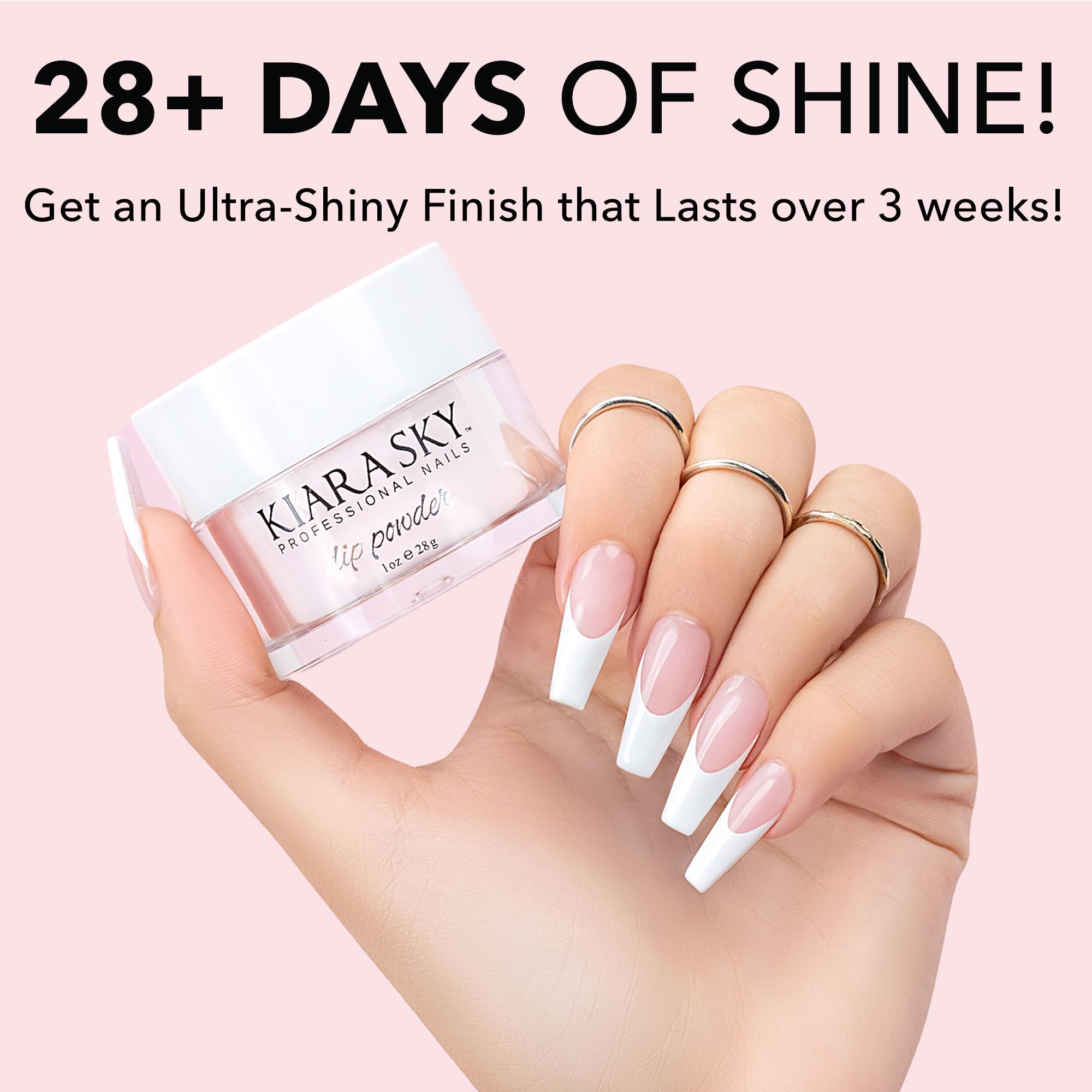 KIARA SKY Dip Top Coat for Nail Dip Powder | Step 4 Dip Powder Nail Essential Top Coat | Ultra-shiny Top Coat | No Lamp Needed | Cruelty-Free and Professional-Grade - for Dip Manicure | 15 ml - Image 3