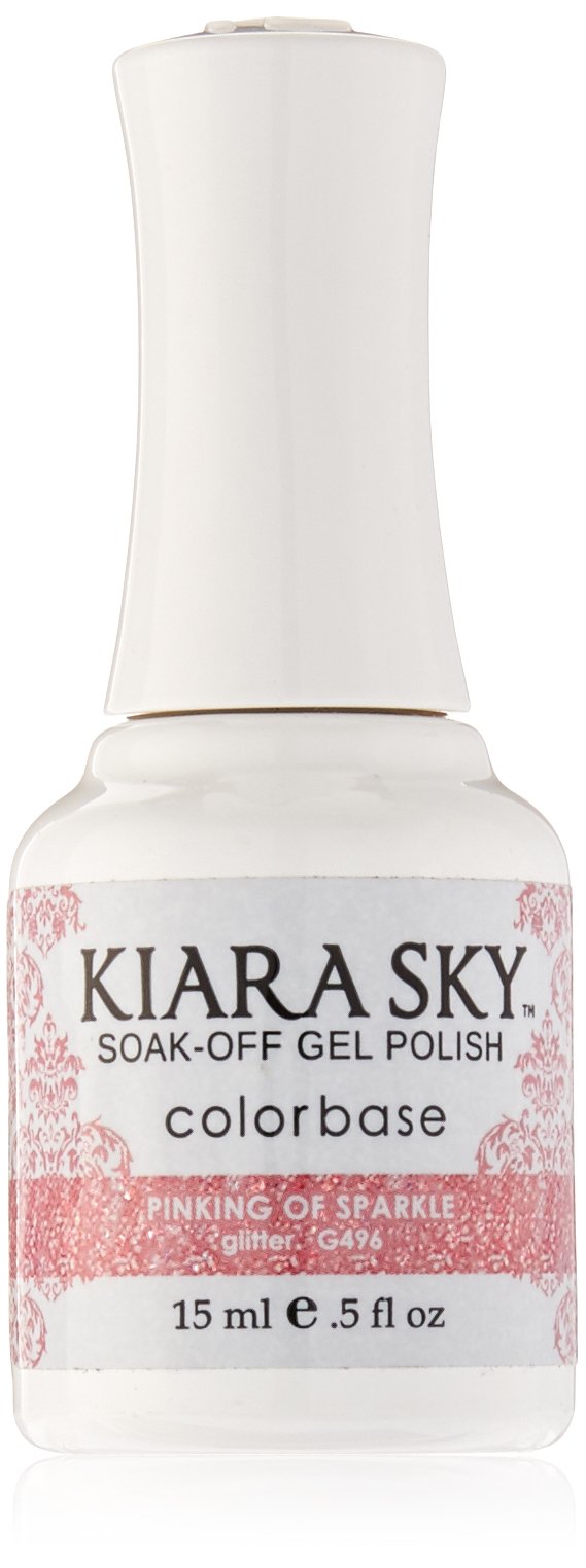 Kiara Sky Gel Polish, Pinking Of Sparkle, 15 Gram