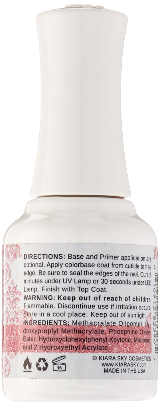 Kiara Sky Gel Polish, Pinking Of Sparkle, 15 Gram - Image 2