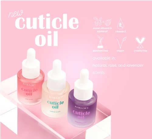 KIARA SKY Hydrating Nail and Cuticle Oil - Natural Rose Scent - Image 3