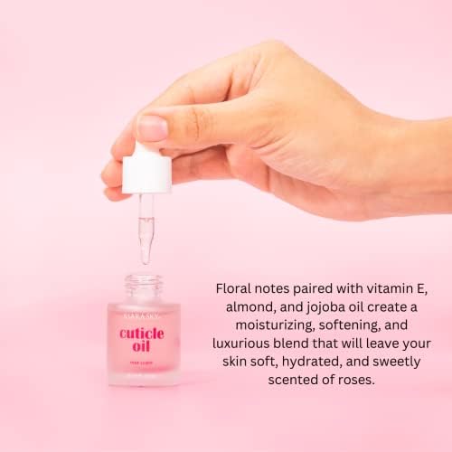 KIARA SKY Hydrating Nail and Cuticle Oil - Natural Rose Scent - Image 4