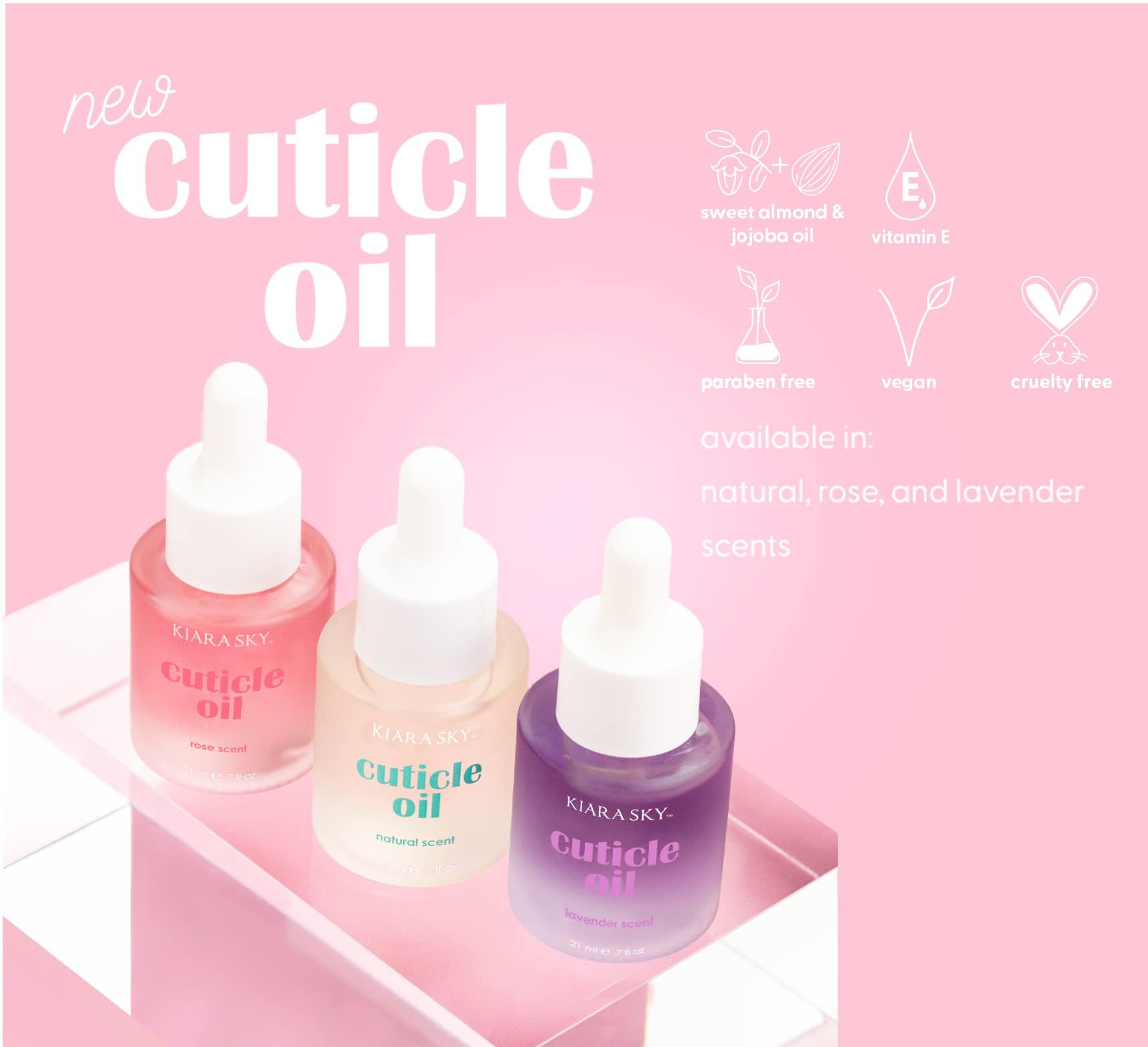 KIARA SKY Nail and Cuticle Oil - Lavender Scent - Image 3