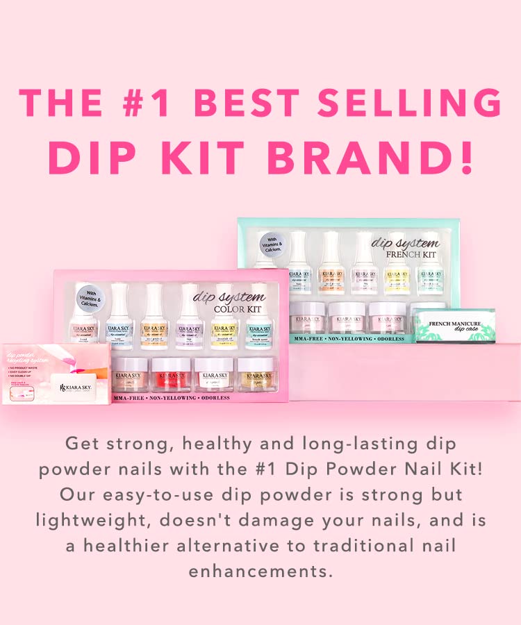 Kiara Sky Professiona Nails - Best-Selling Complete Dip Manicure Starter Kit - 3 Exclusive Colors Included - Image 2