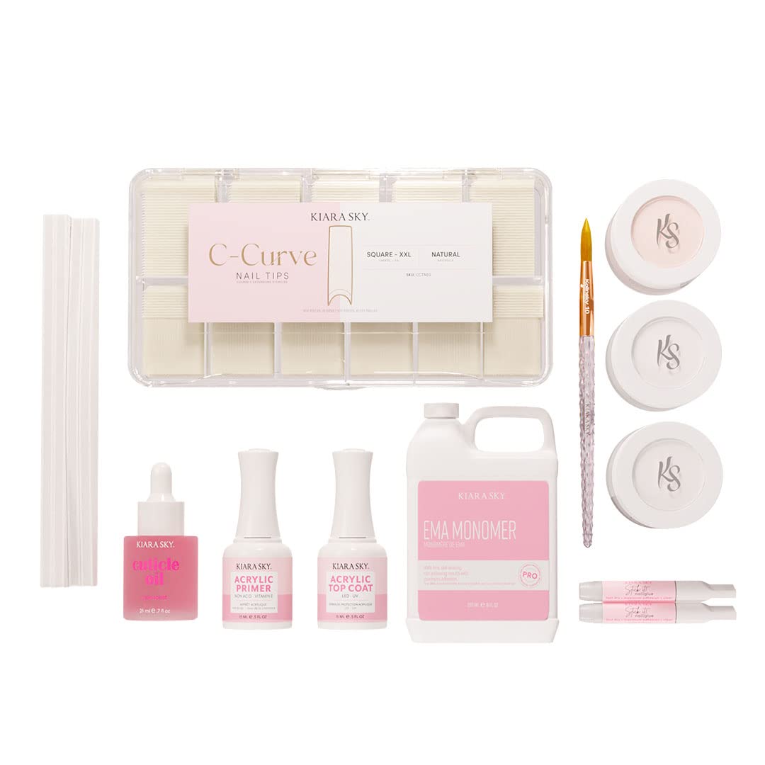 Kiara Sky Professional Nails 12 Piece Acrylic Nail Starter Kit - Image 3