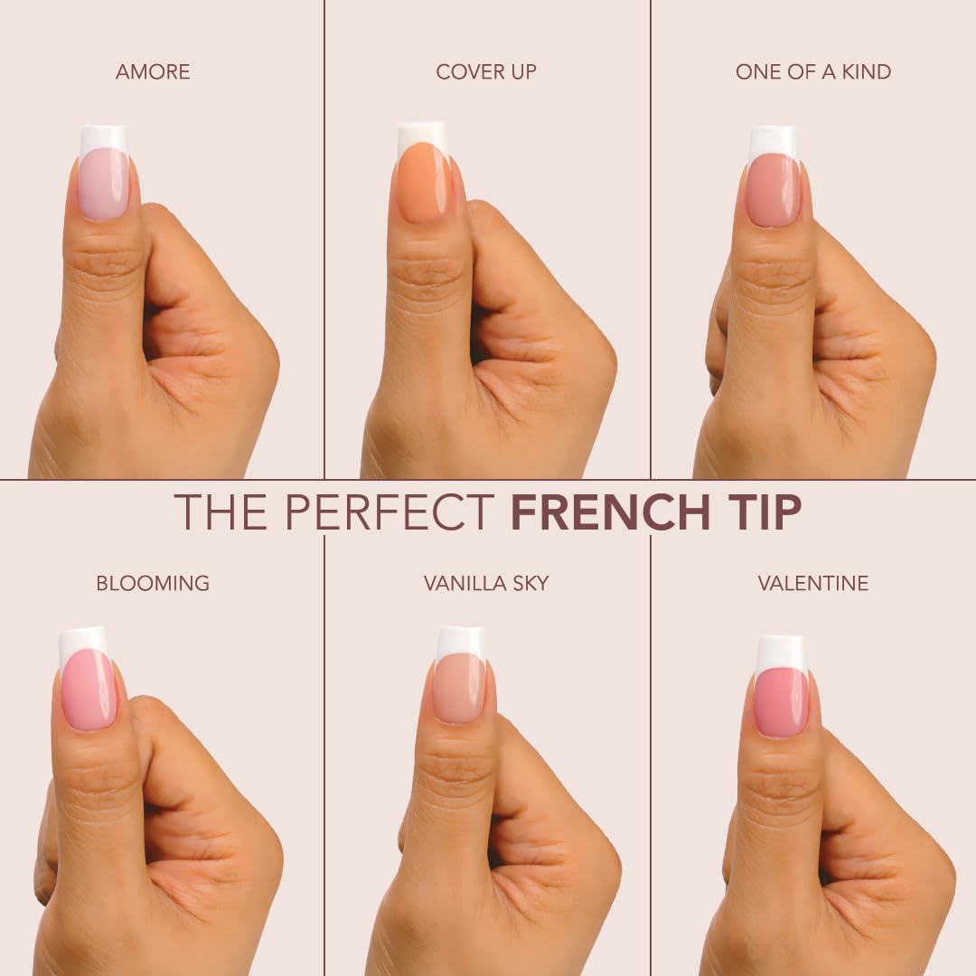 Kiara Sky Professional Nails *NEW* Cover Gelly Tip Case Soft Gel Nail Extensions (Short Almond - Vanilla Sky) - Image 7