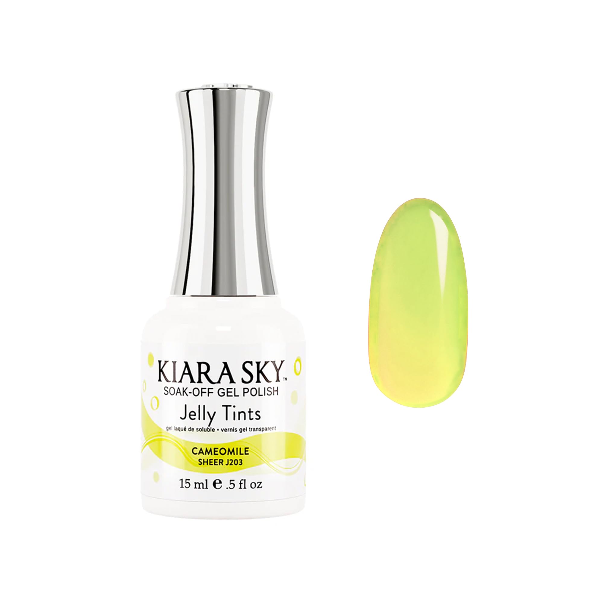 KIARA SKY Professional Nails Soak Off Jelly Tint Gel Polish (Cameomile)