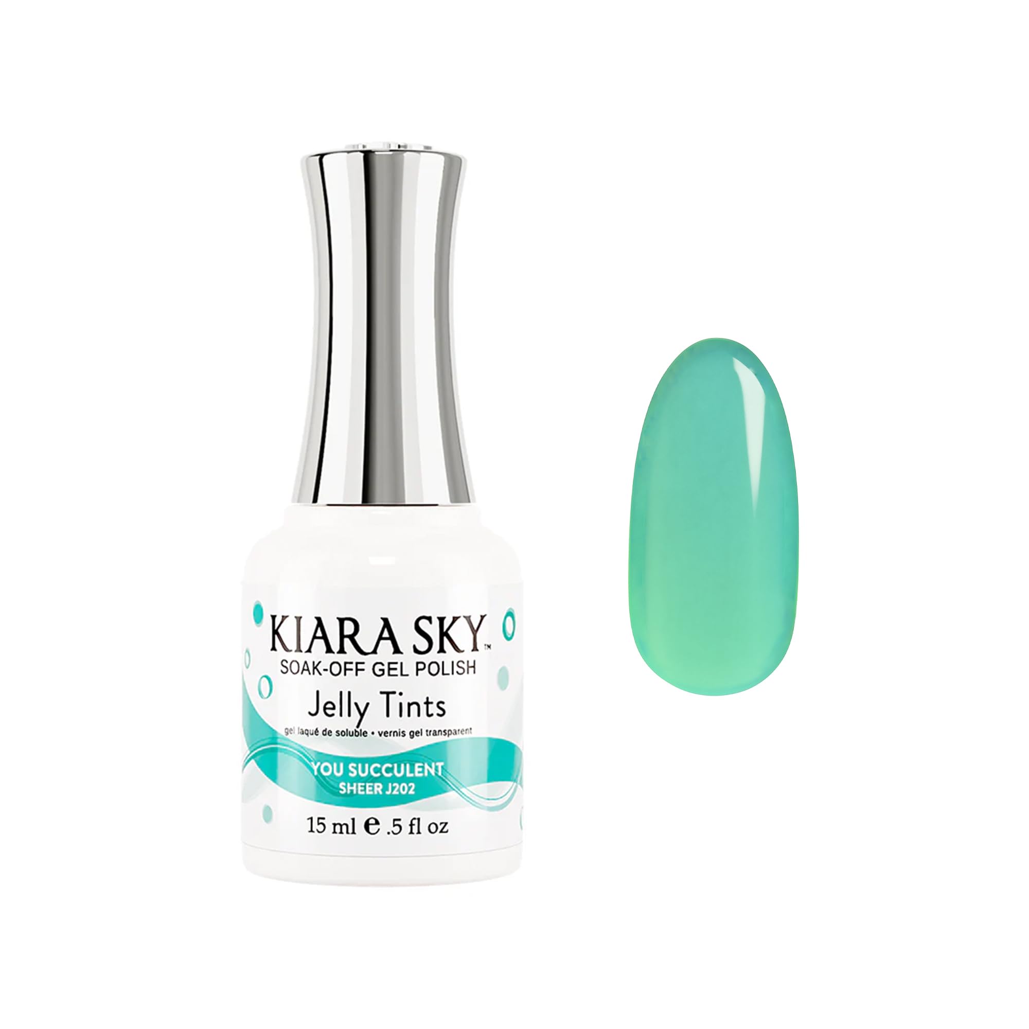 KIARA SKY Professional Nails Soak Off Jelly Tint Gel Polish (You Succulent)