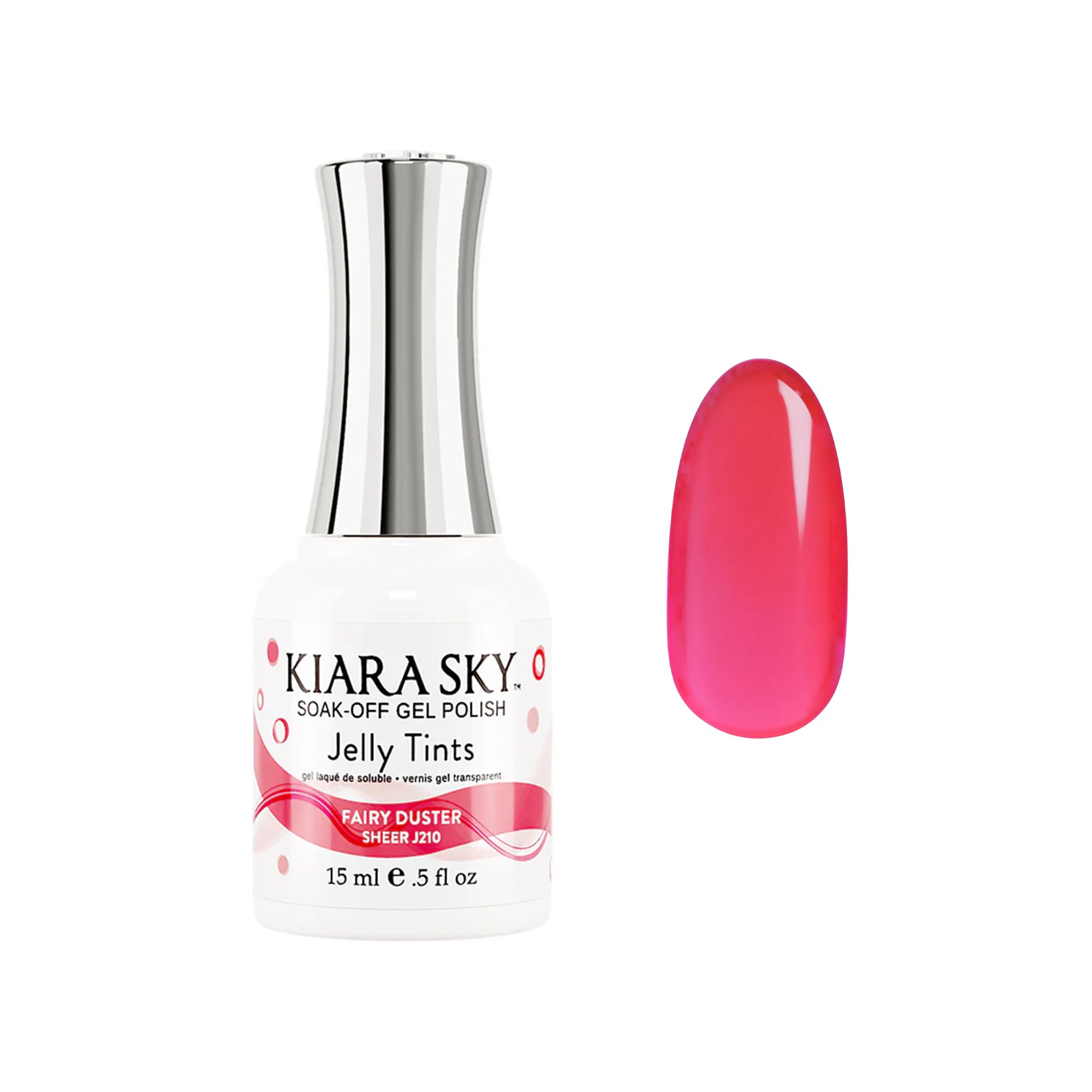 KIARA SKY Professional Nails Soak Off Jelly Tint Gel Polish (Fairy Duster)