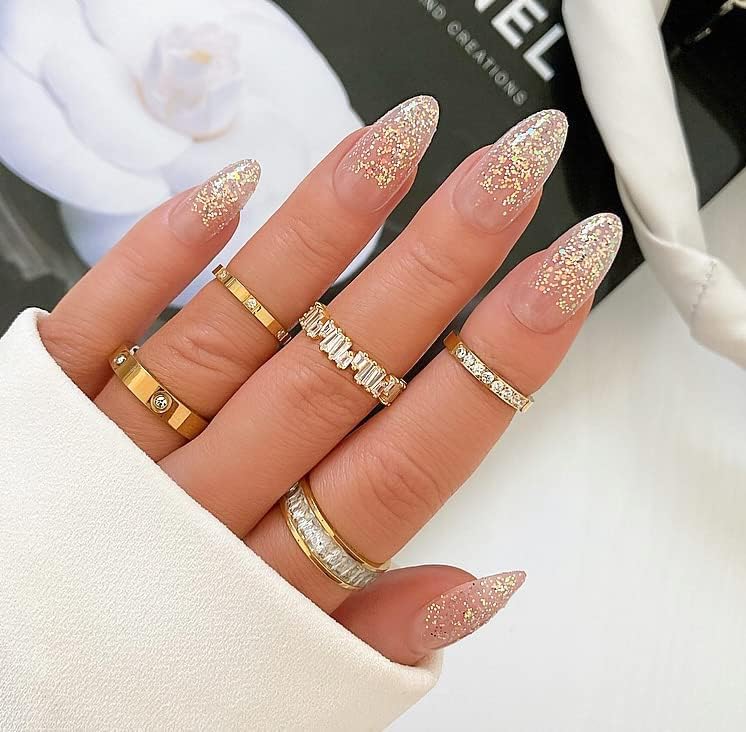 KIARA SKY PROFESSIONAL NAILS XPRESS PRO 100% ACRYLIC PRESS ON NAILS (Glisten Here) - Image 5