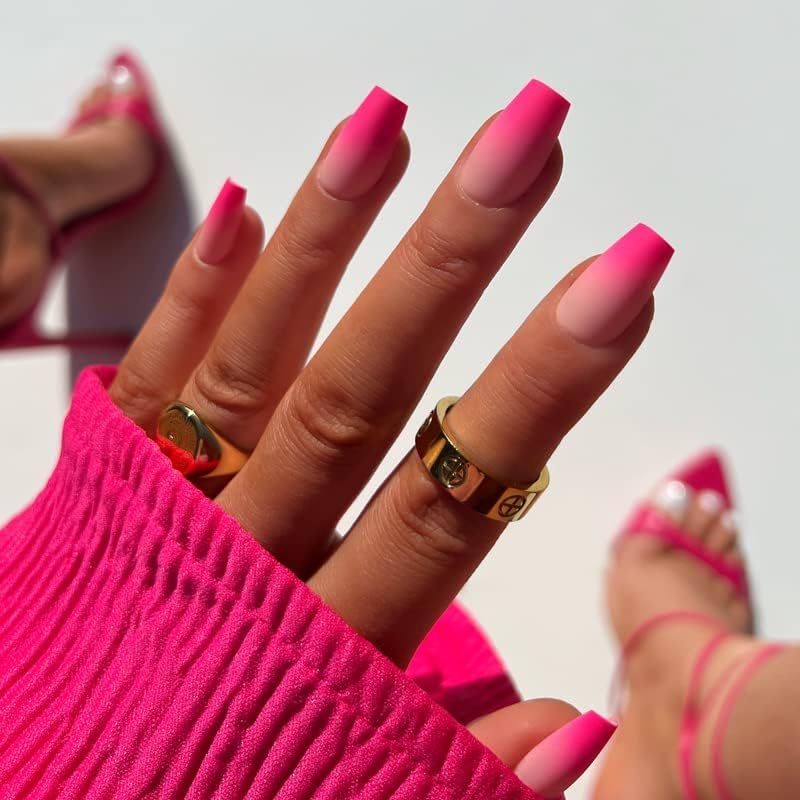 KIARA SKY PROFESSIONAL NAILS XPRESS PRO 100% ACRYLIC PRESS ON NAILS (Pink Skies) - Image 5