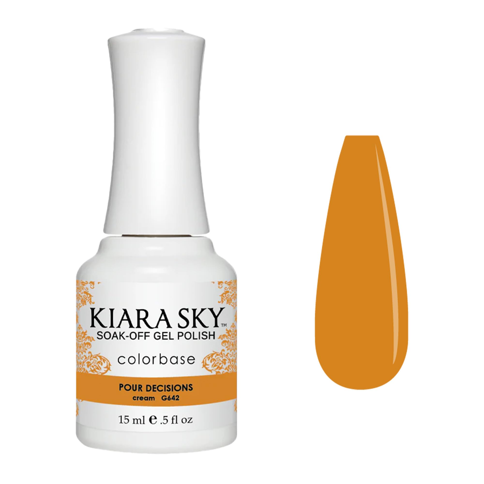 Kiara Sky Soak Off Gel Nail Polish 0.5 fl oz, POUR DECISIONS (G642)