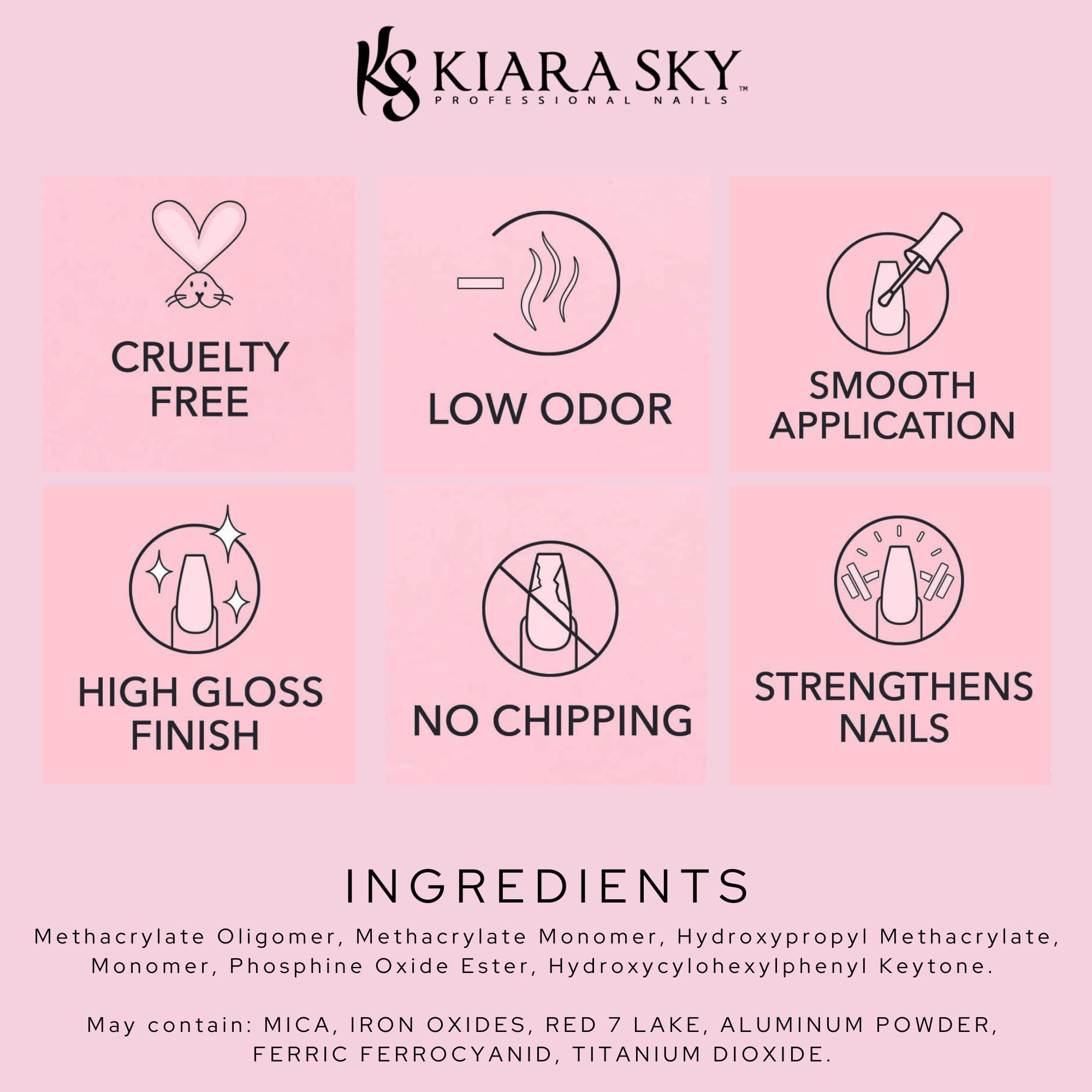 Kiara Sky Soak Off Gel Nail Polish 0.5 fl oz, GUILTY PLEASURE (G466) - Image 8