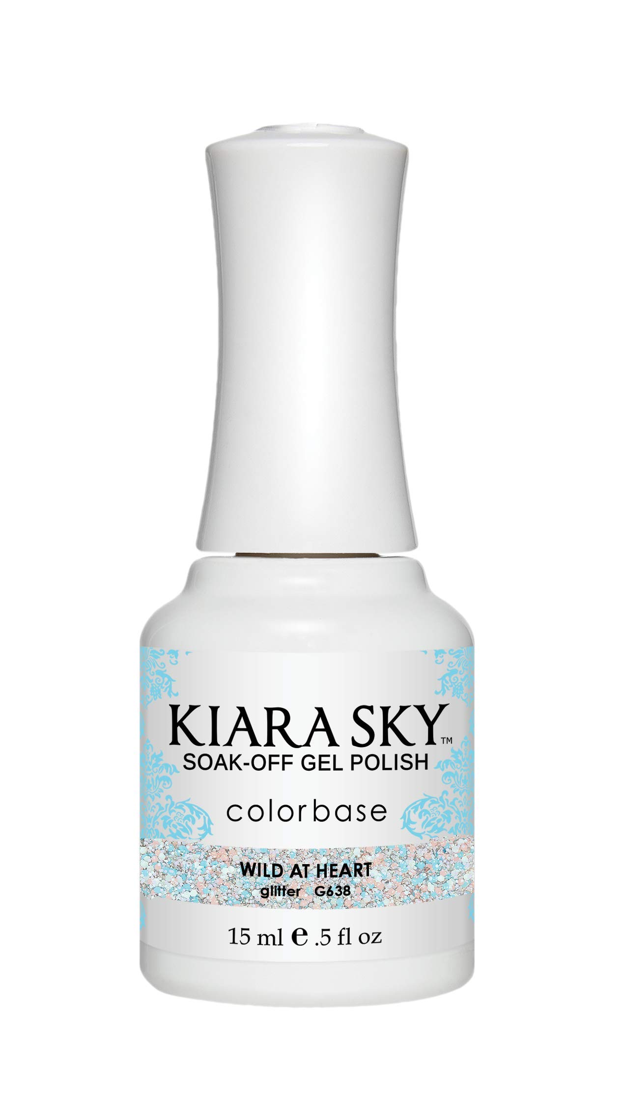 Kiara Sky Soak Off Gel Nail Polish 0.5 fl oz, WILD AT HEART (G638)