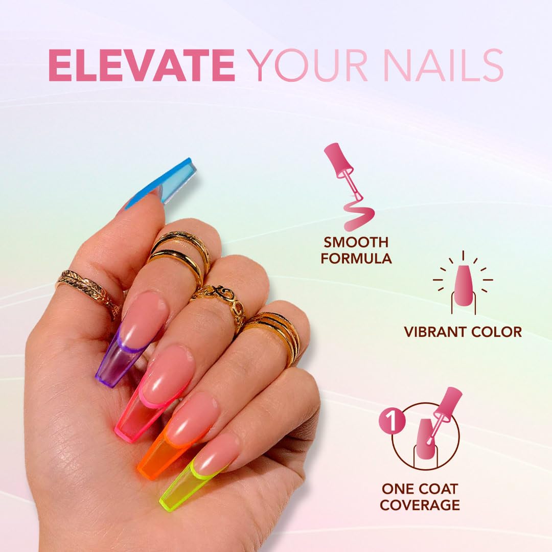 KIARA SKY Professional Nails Soak Off Jelly Tint Gel Polish (Mis-beehive) - Image 3