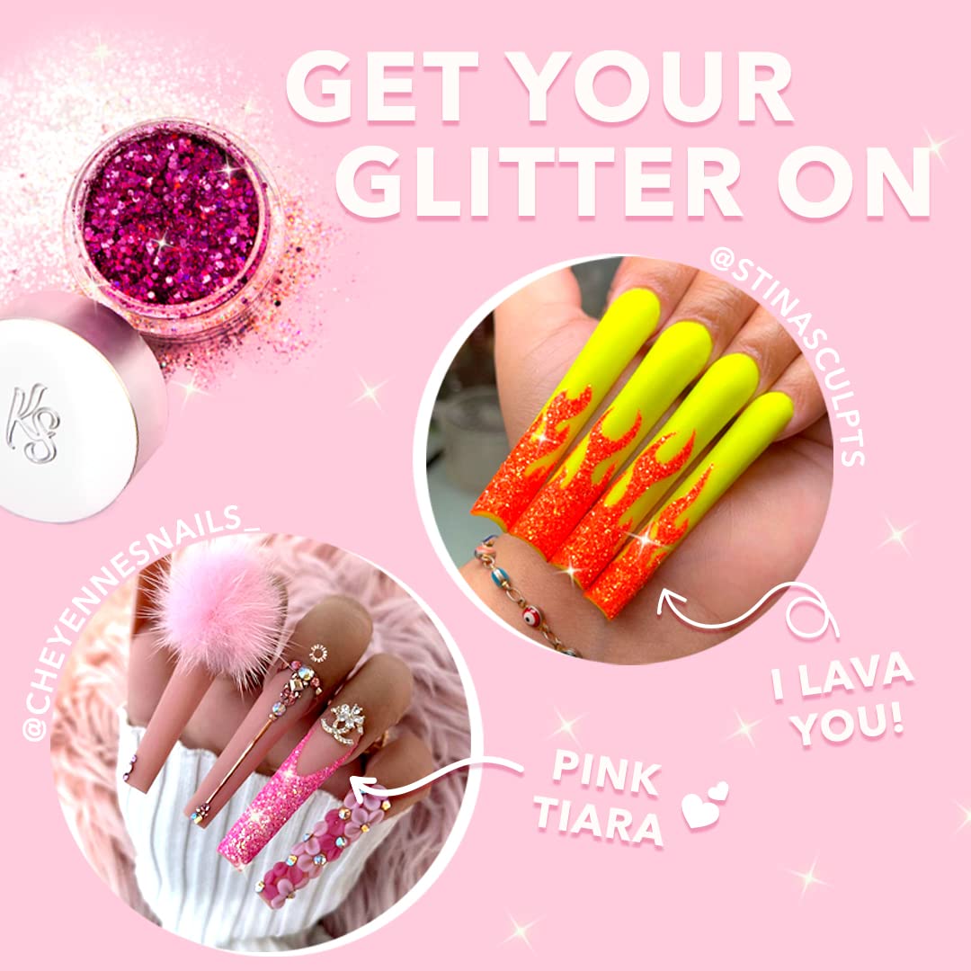 Kiara Sky Sprinkle On Glitter Collection (Pink Tiara) - Image 3